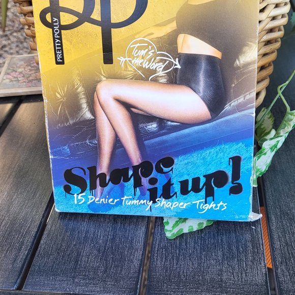 Pretty Polly Shape It Up 15 Denier Tummy Shaper Tights Nude - Picture 3 of 6